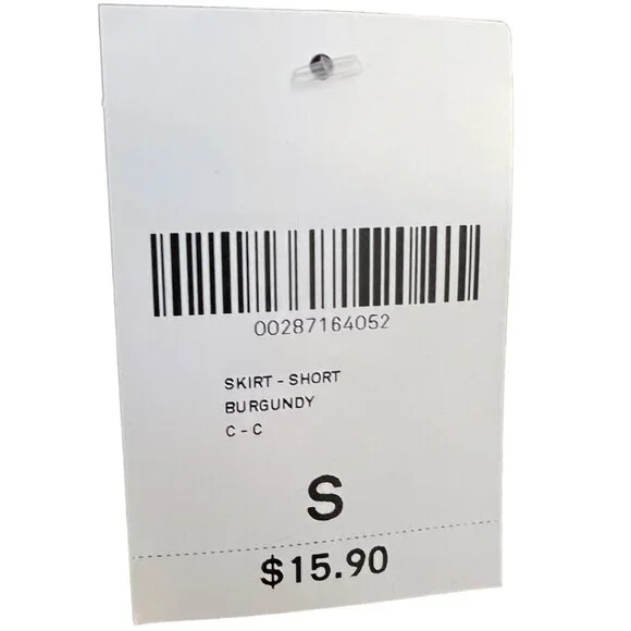 Forever 21 burgundy corduroy skirt - Picture 2 of 4